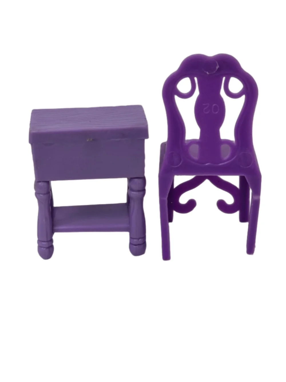 Girls Unbranded Dollhouse Furniture Set One Size Purple